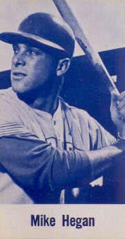 Mike Hegan baseball card