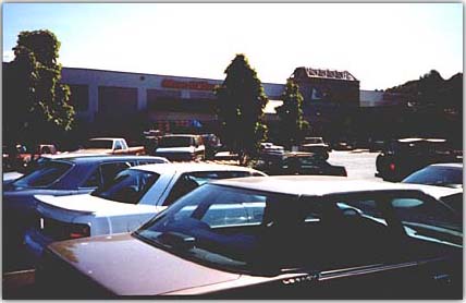 View from parking lot